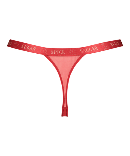 Tanga extrabaja Cinnamon, Rojo