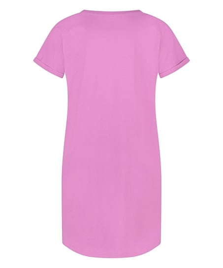 Camis&oacute;n de escote redondo, Rosa
