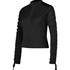 HKMX Chaqueta Ruffle, Negro