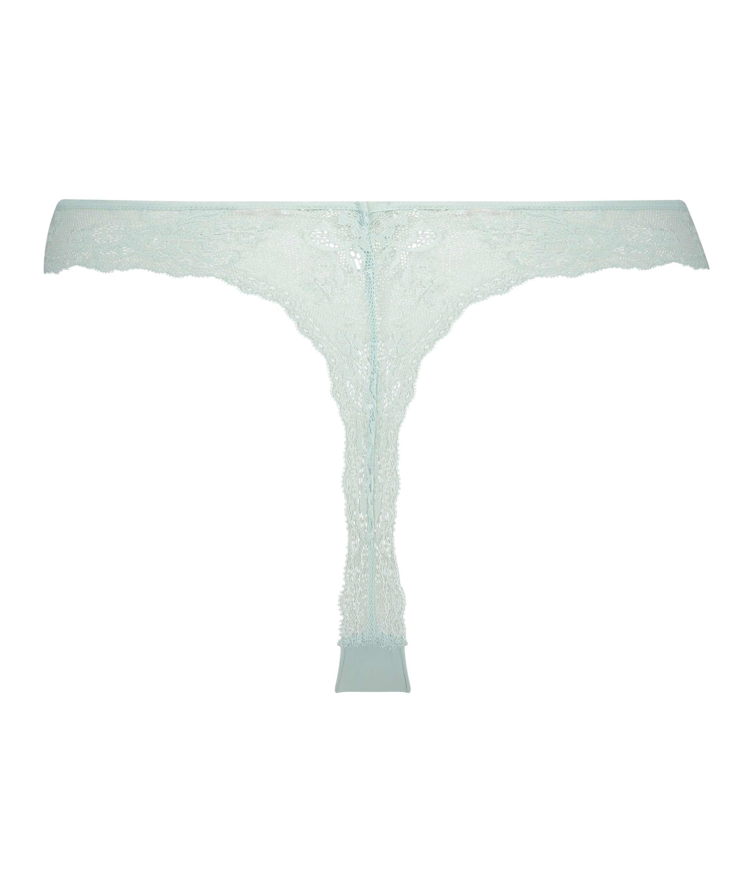Invisible Tanga Lace Back, Verde, main
