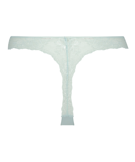 Invisible Tanga Lace Back, Verde