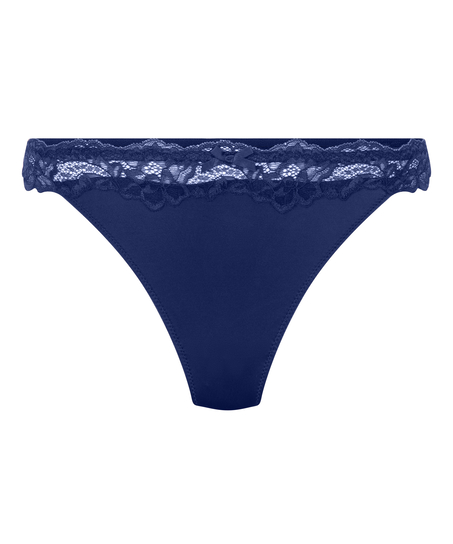 Tanga Lace & Shine, Azul