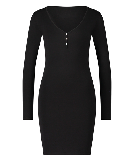 Camisa de dormir Henley, Morado