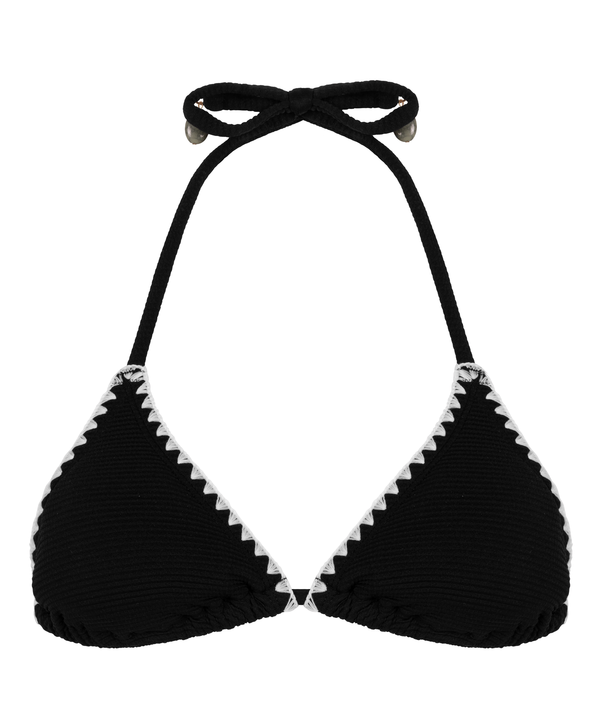 Top de bikini triangular Kenya, Negro, main