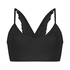 Bralette sin costuras Marine, Negro