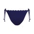 Braguita de bikini Scallop, Azul