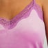Camiseta top Velours Lace, Rosa