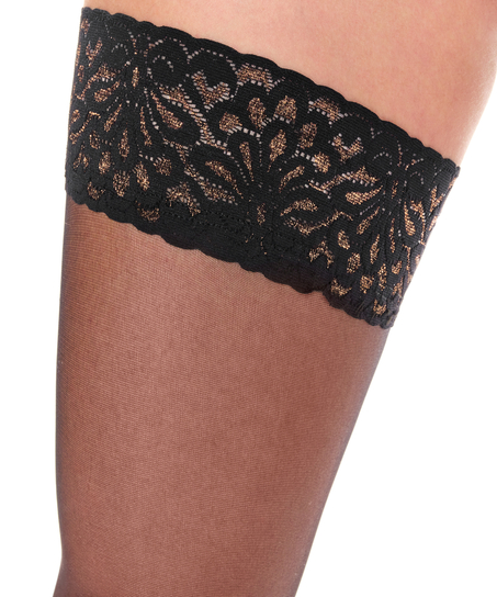 Medias autosostenibles Lexi 30 Denier, Marrón