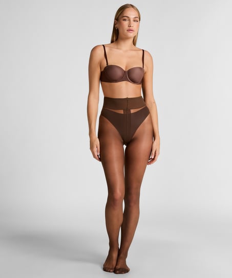 Pantys 15 Denier Second Skin, Marrón