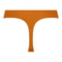 Tanga invisible de rejilla y de rayas, Naranja