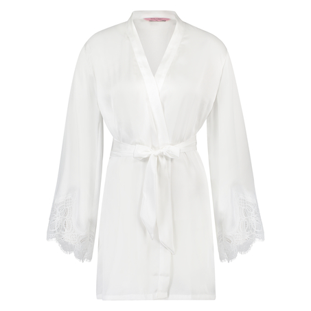 Kimono Satin, Blanco