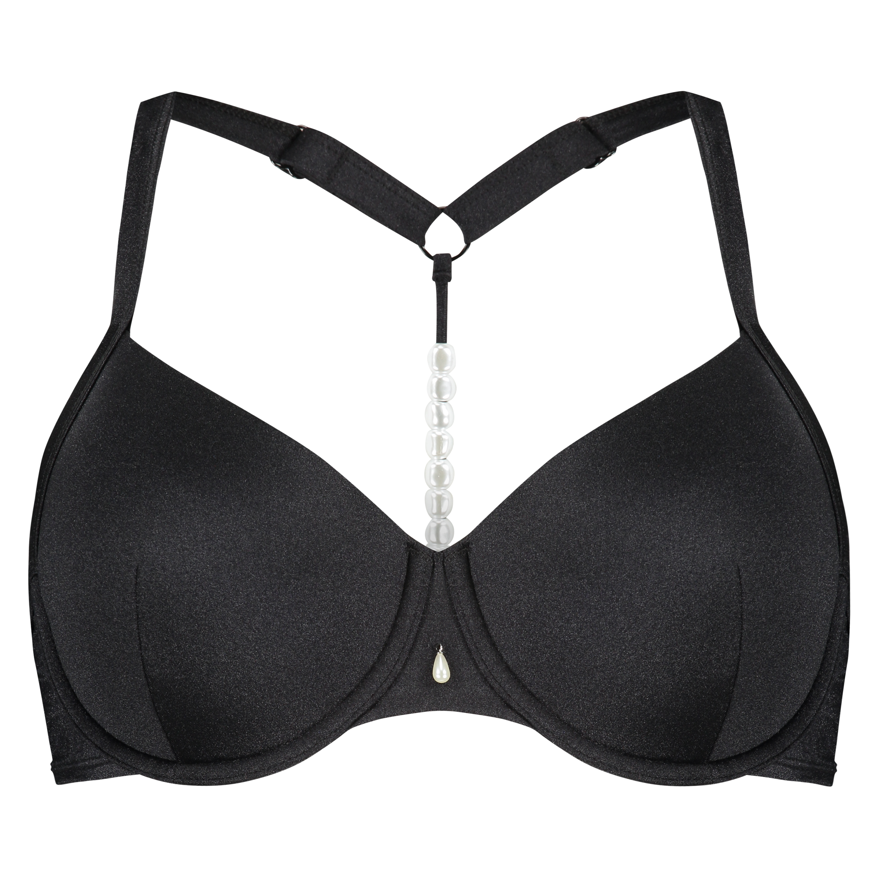 Top de bikini de aros preformado Cannes Vivian Hoorn, Negro, main