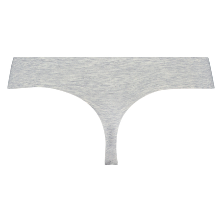 Tanga de algodón Invisible, Gris