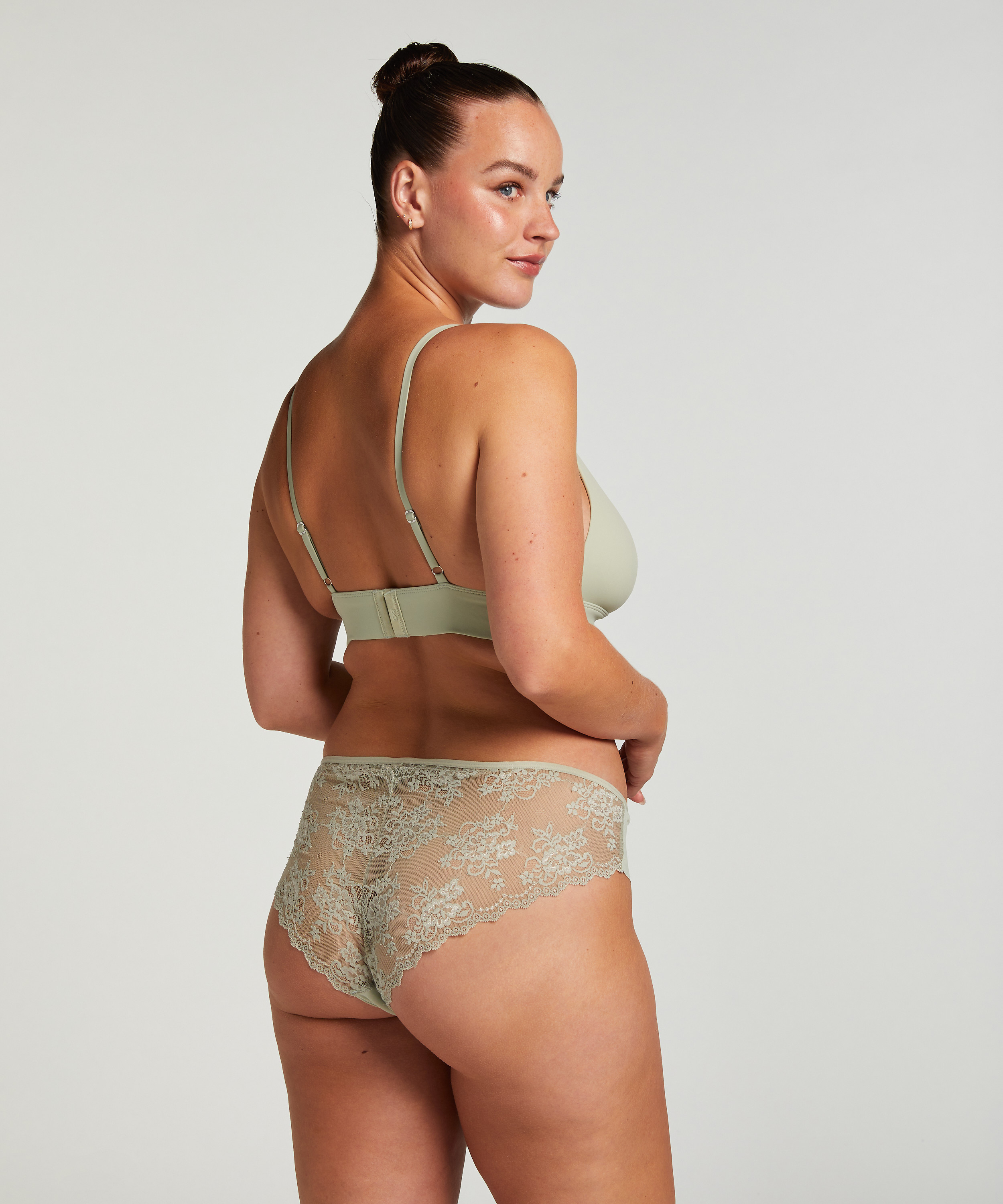 Brasileña Invisible Lace Back, Verde, main