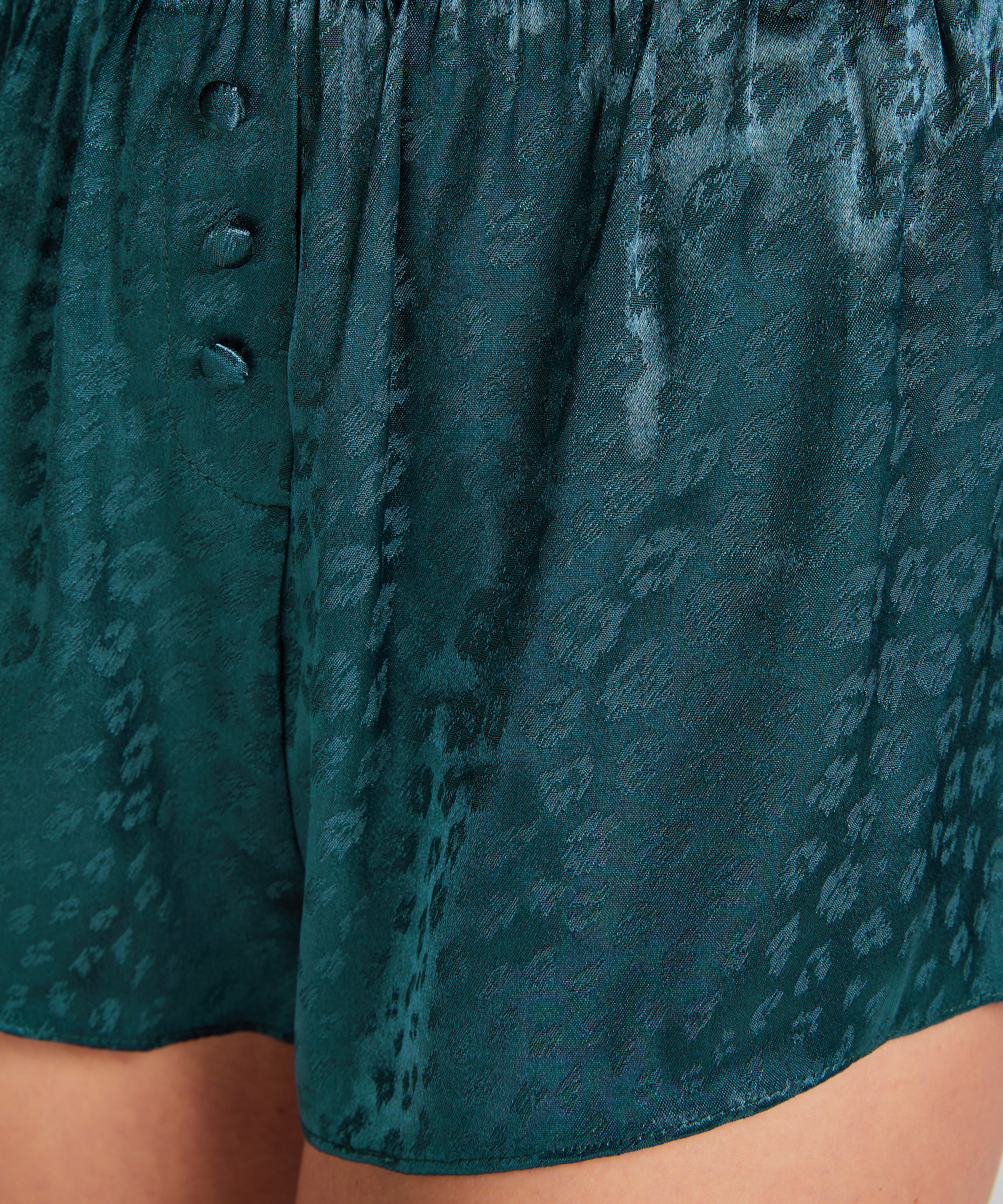 Pantalones cortos Leopard, Azul, main