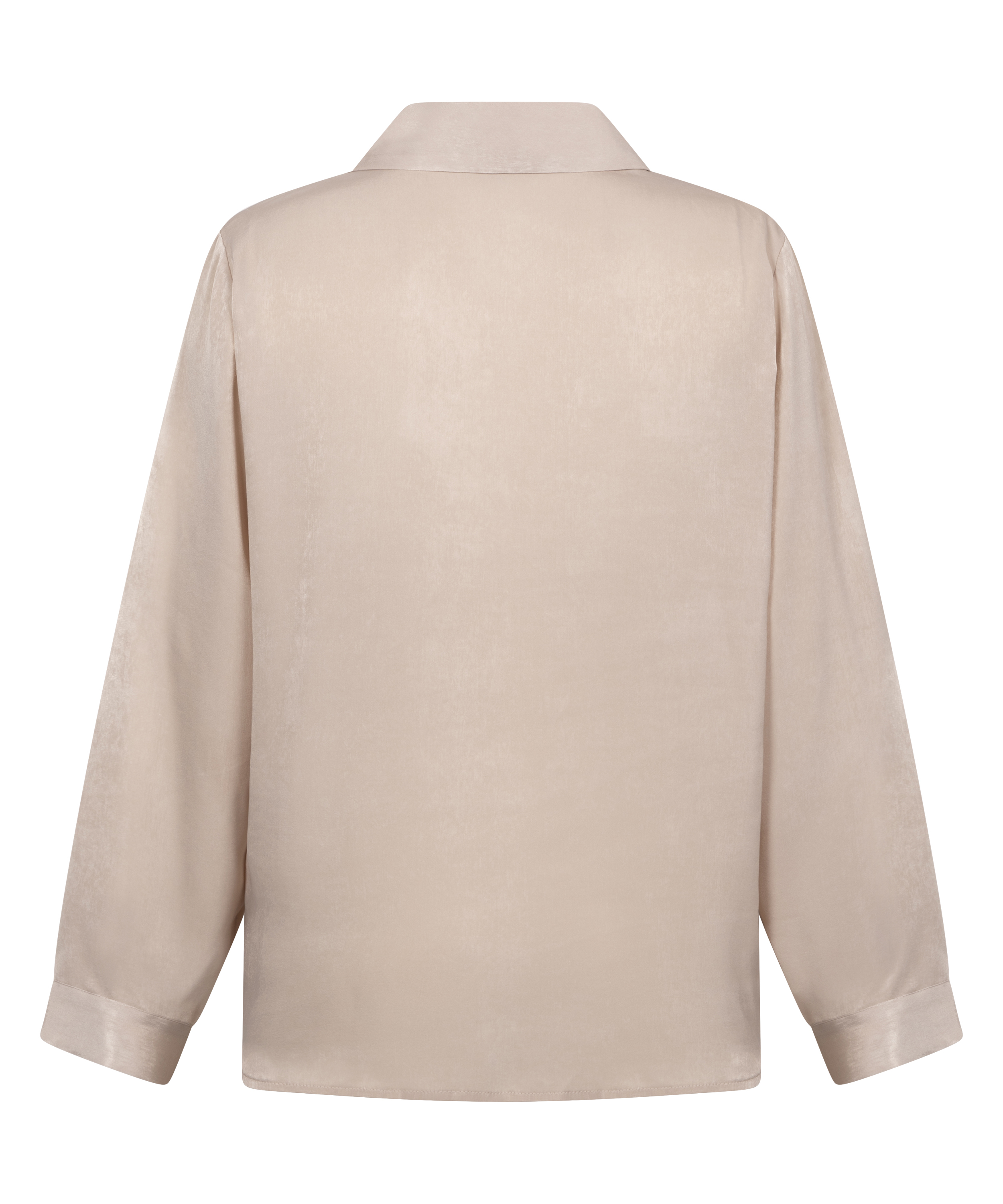 Chaqueta de manga larga y sat&eacute;n, Beige, main