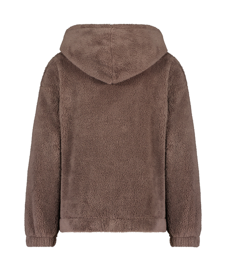 Sudadera con capucha Fleece Snuggle, Gris