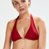 Top de bikini triangular Pagoda, Rojo