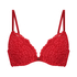 Sujetador push-up de aros preformado Rose, Rojo