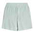 Pantalones cortos con textura de toalla, Verde