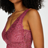 Vestido combinaci&oacute;n Modal Lace, Rosa