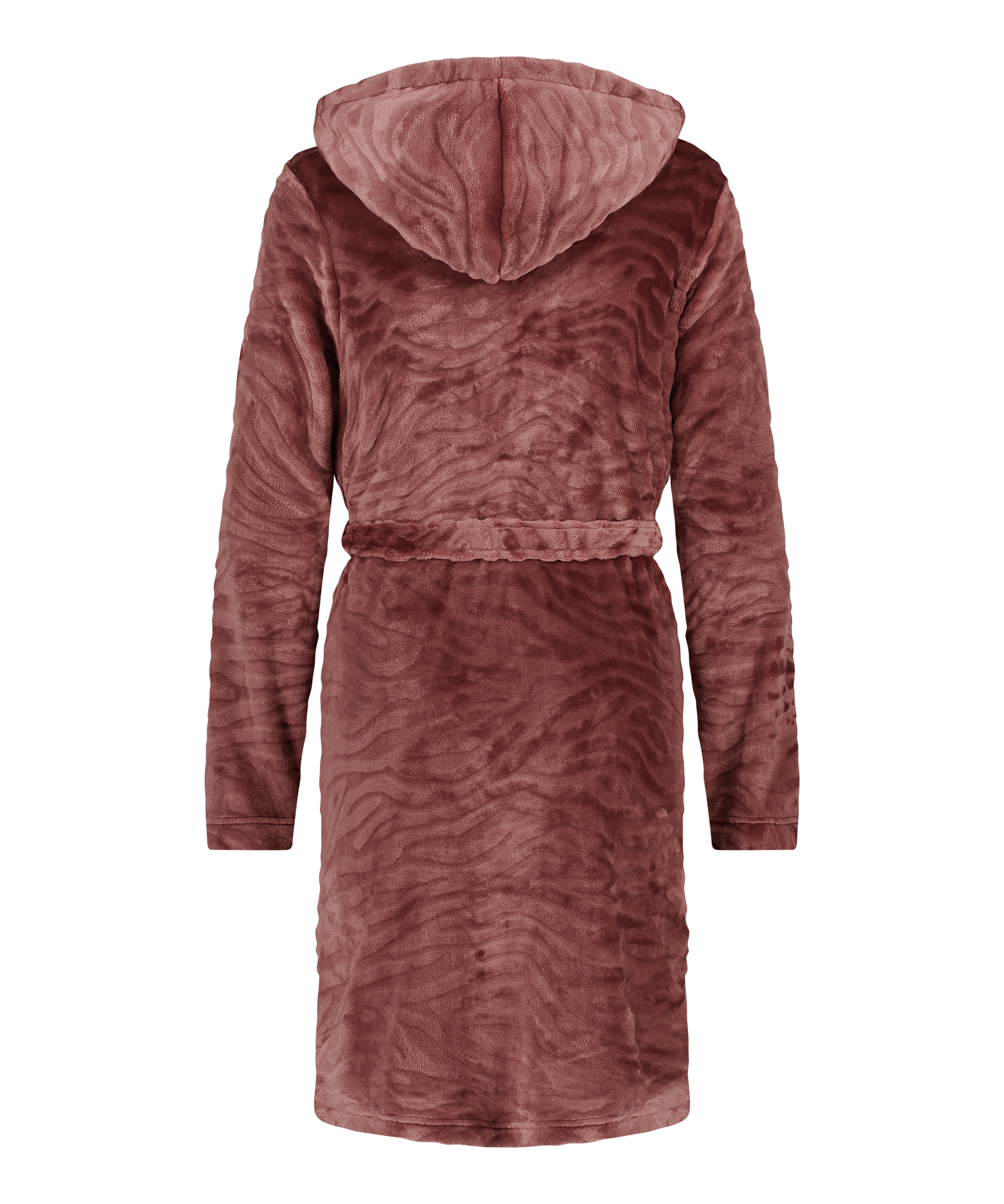 Albornoz corto de forro polar, Morado, main