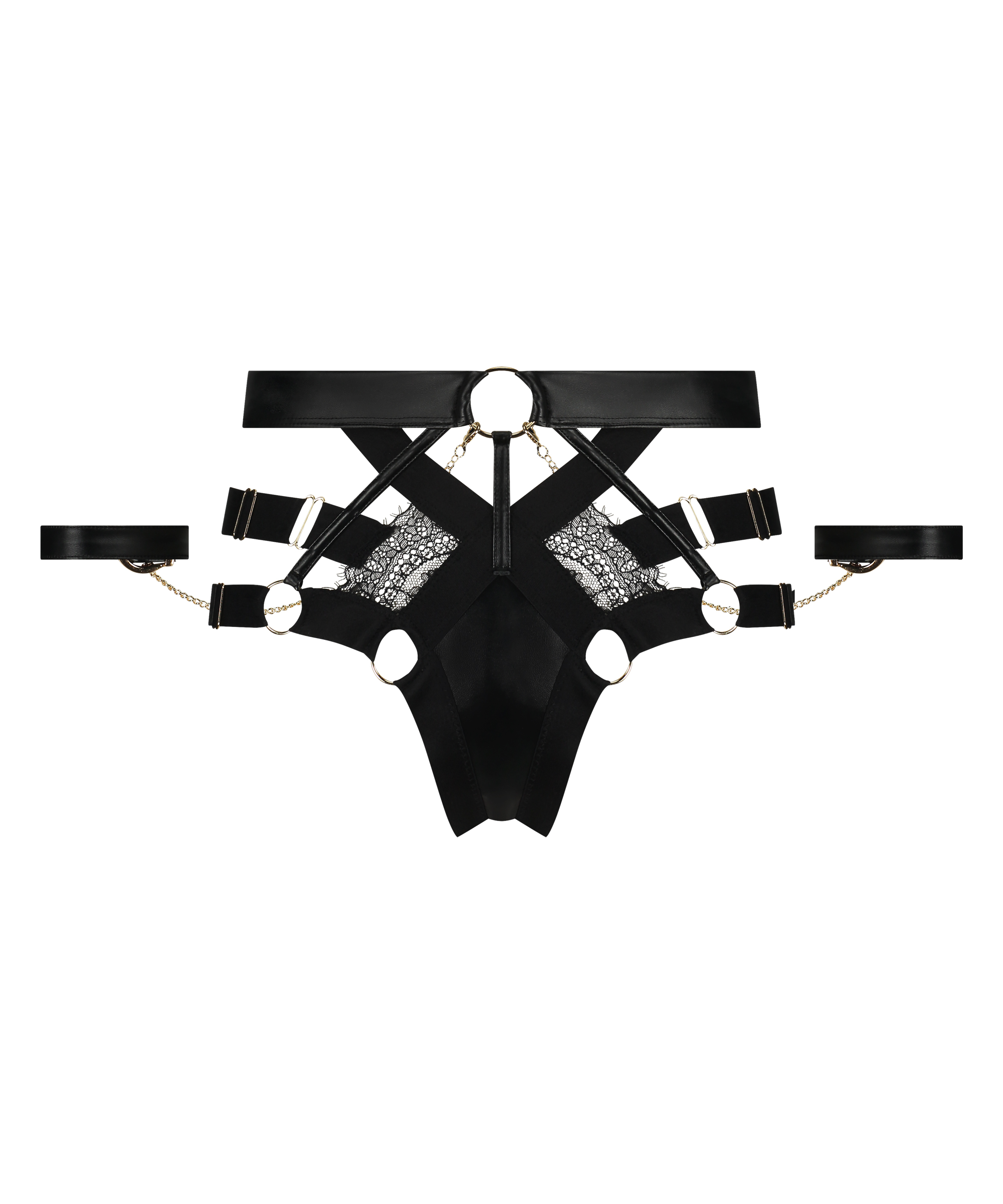 Braguita brasileña de pierna alta Faye, Negro, main