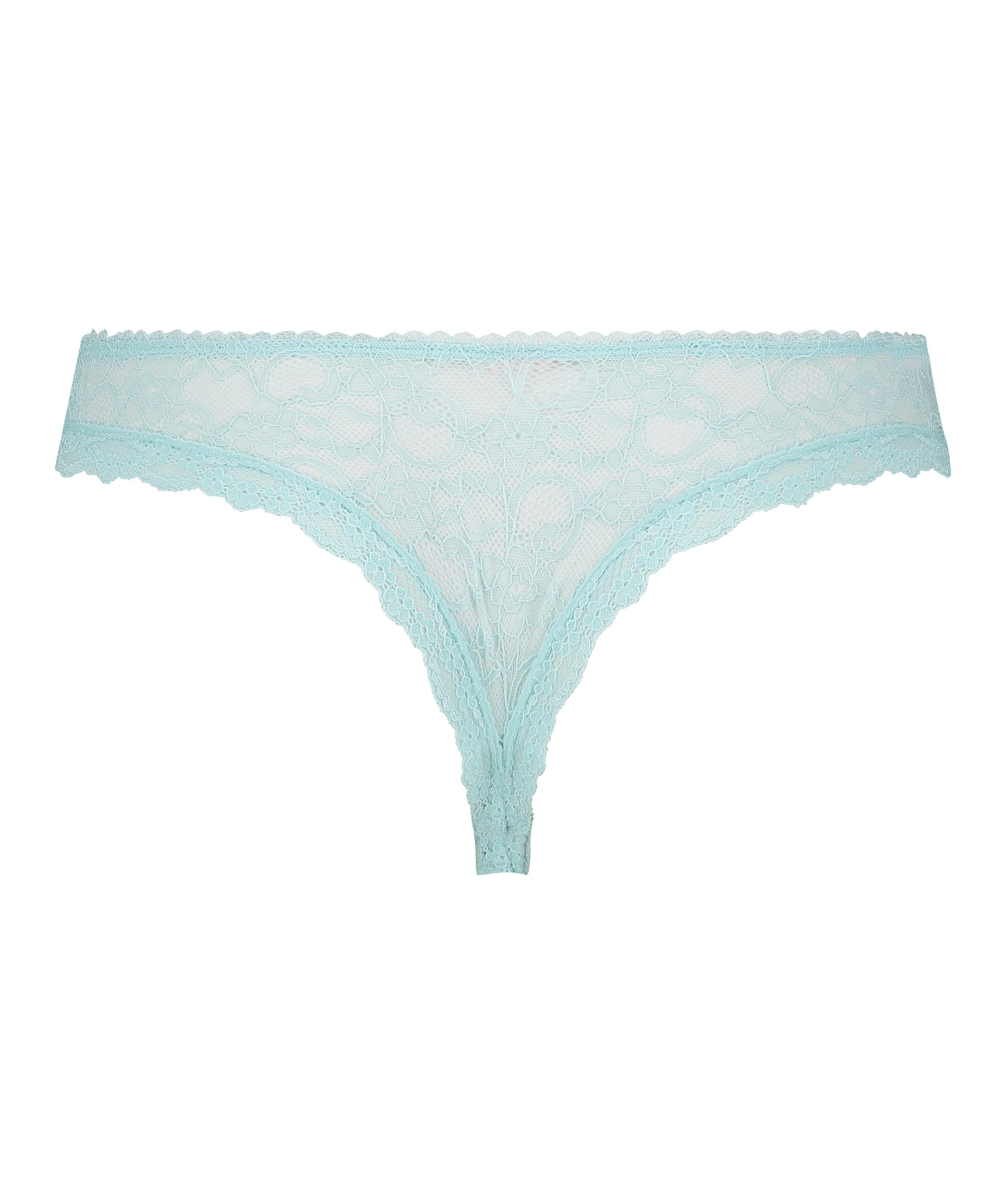 Brasileña mini de cintura alta Riley, Azul, main