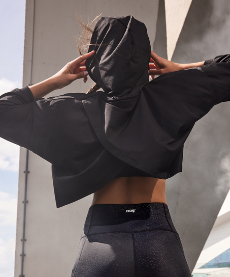 Sudadera con capucha de la colección HKMX Flow, Negro