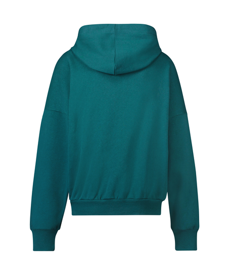 Sudadera de manga larga con capucha, Azul
