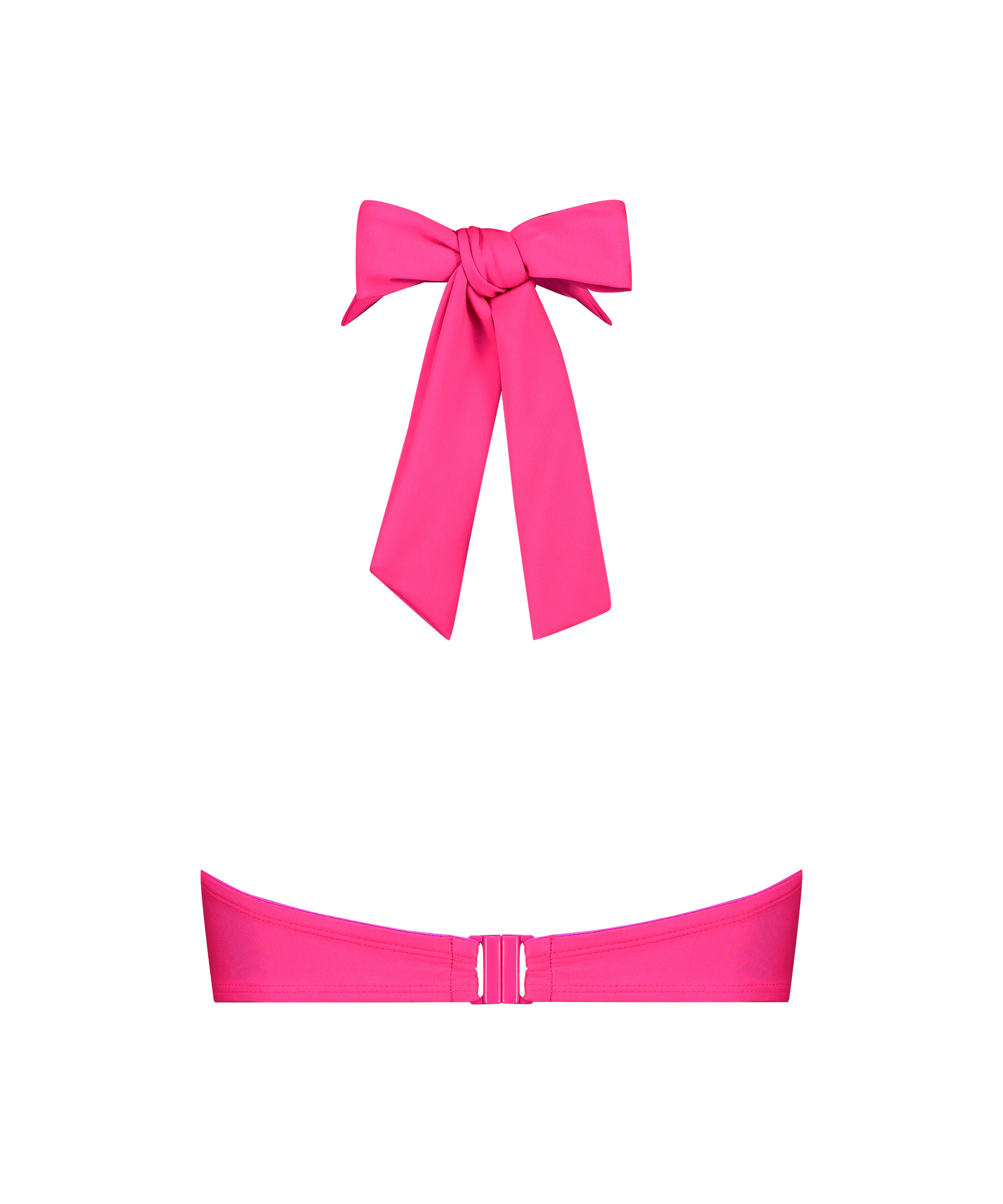 Crop top de bikini Naples, Rosa, main