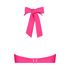 Crop top de bikini Naples, Rosa