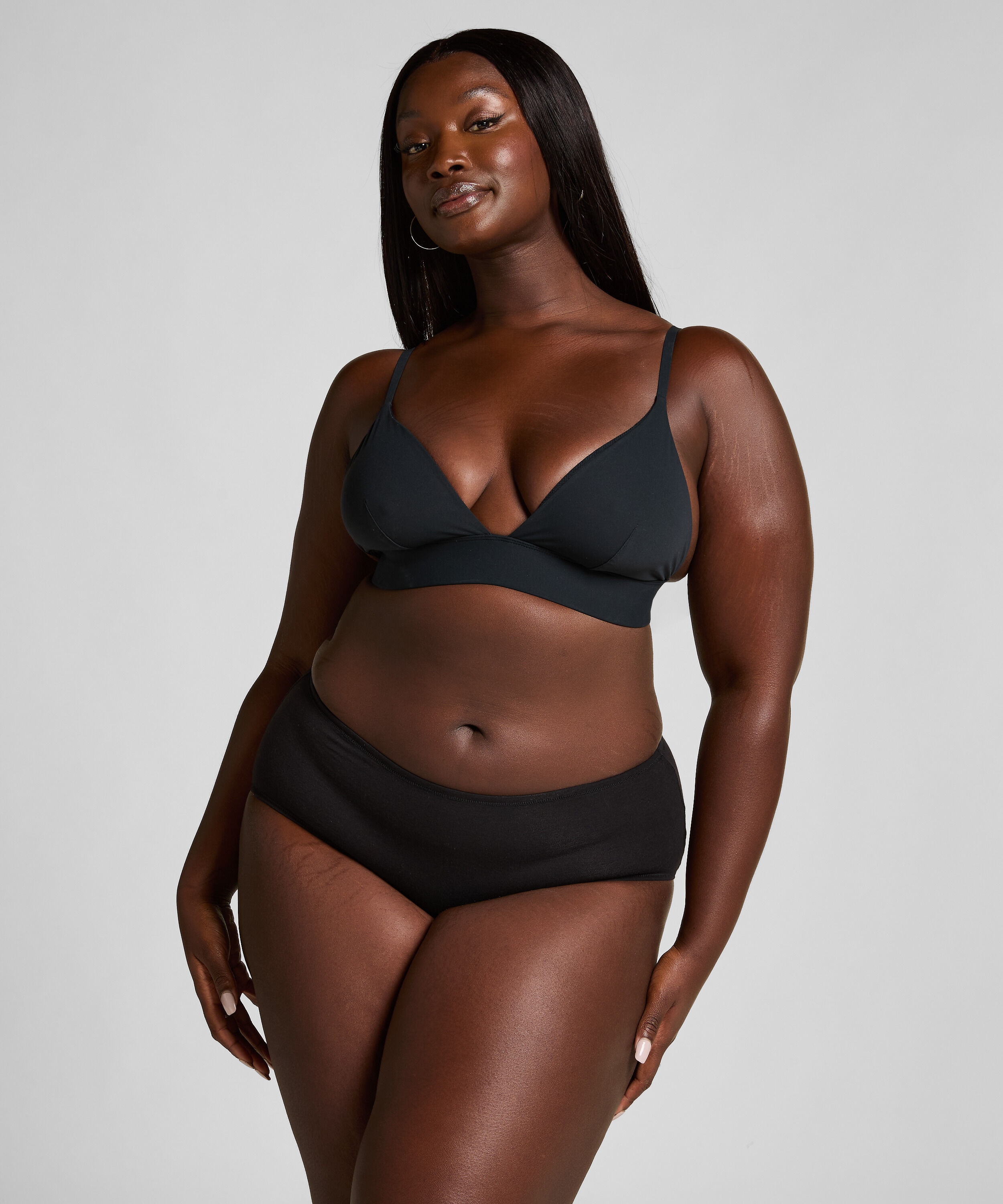 Superslip midi, Negro