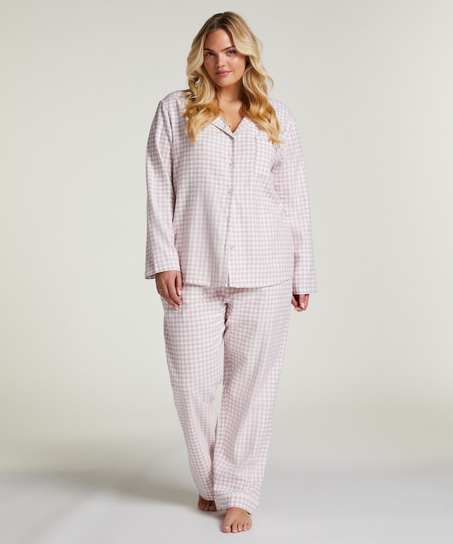 Top de pijama Flanel Essentials, Morado