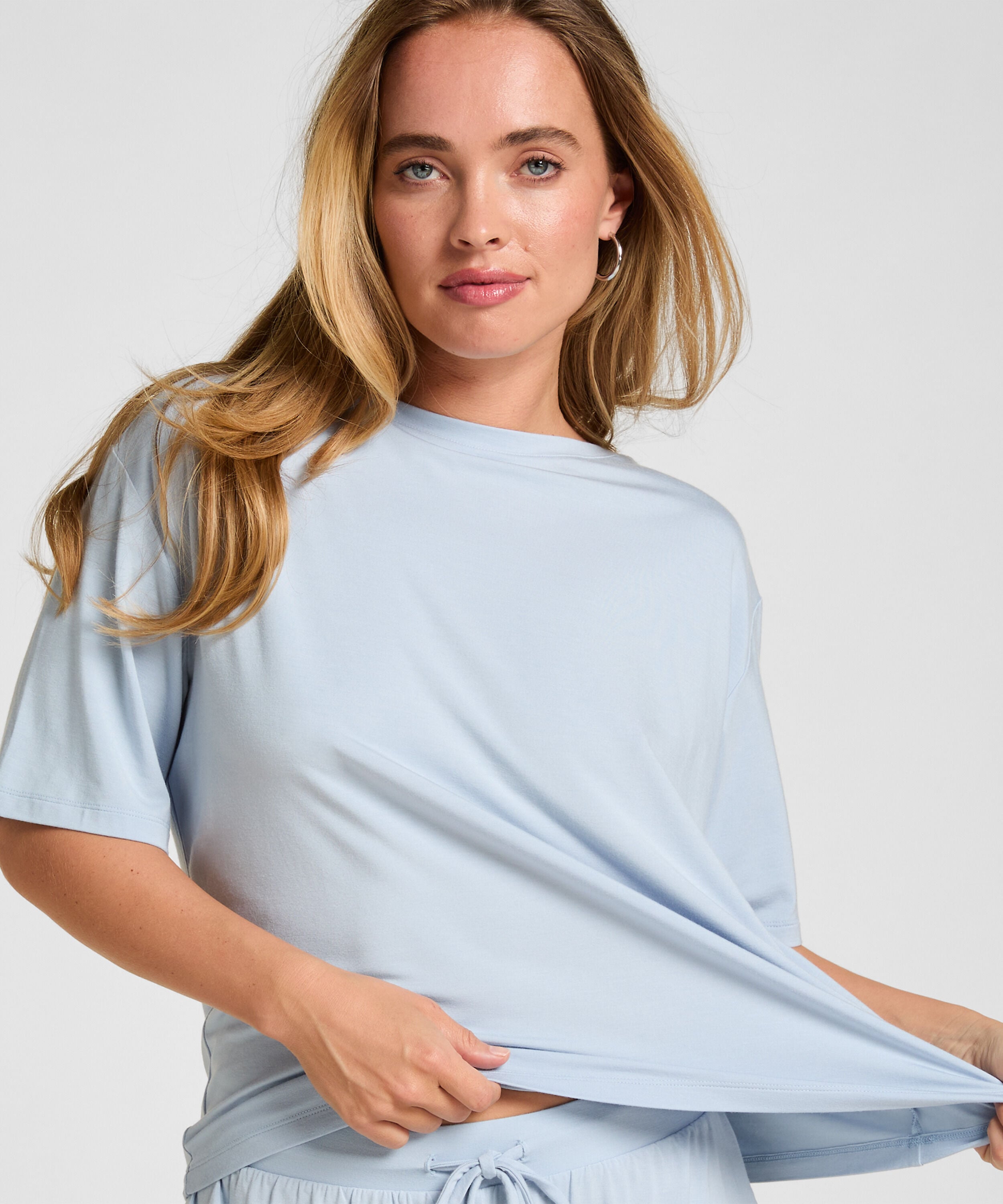 Top de Pijama Jersey Manga Corta