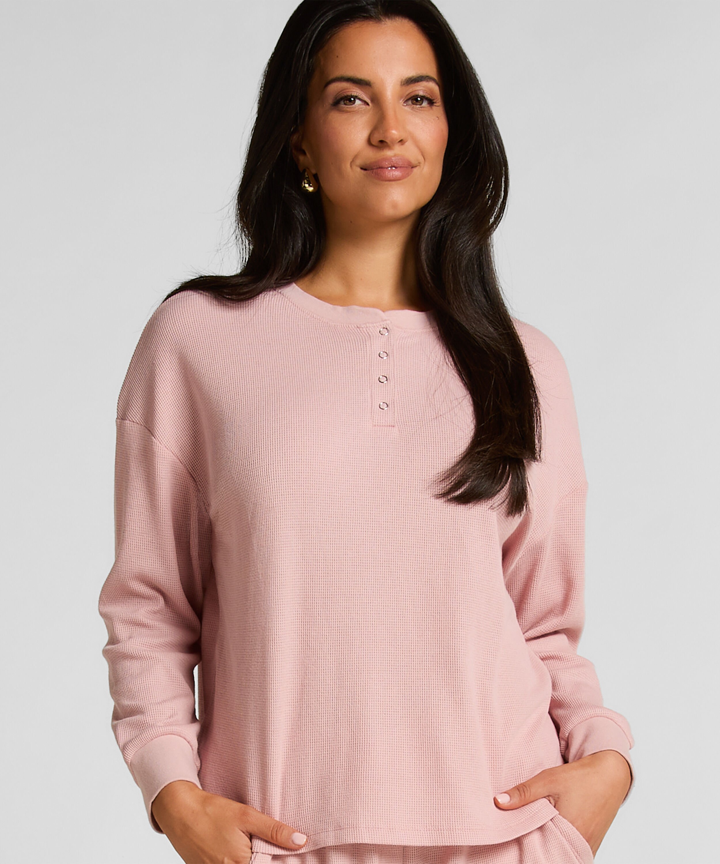 Top Waffle Henley