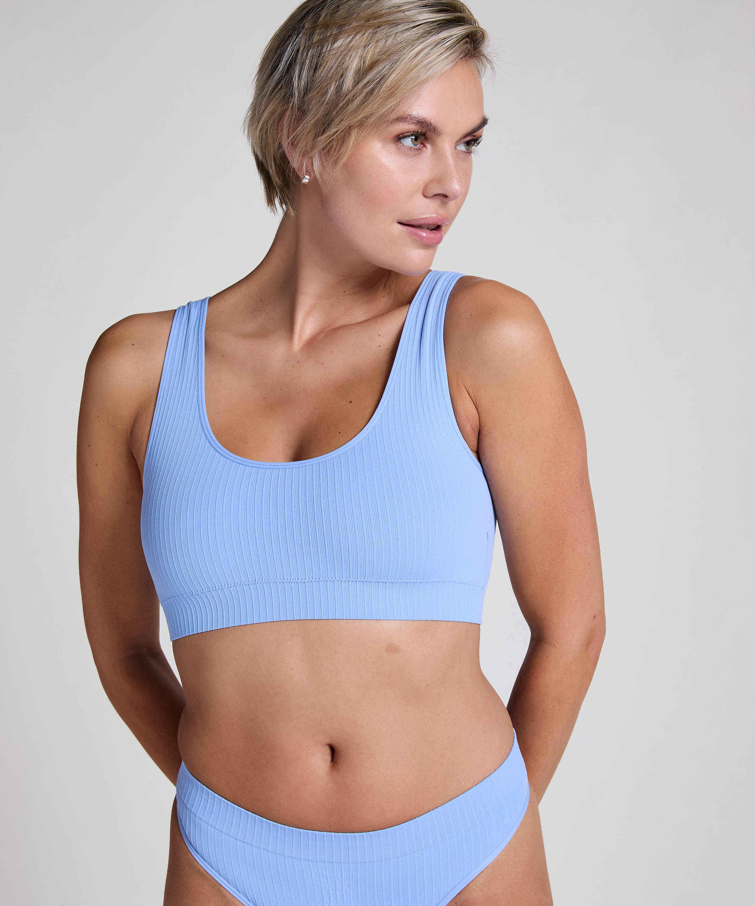 Bralette Dianne Scoop, Azul, main