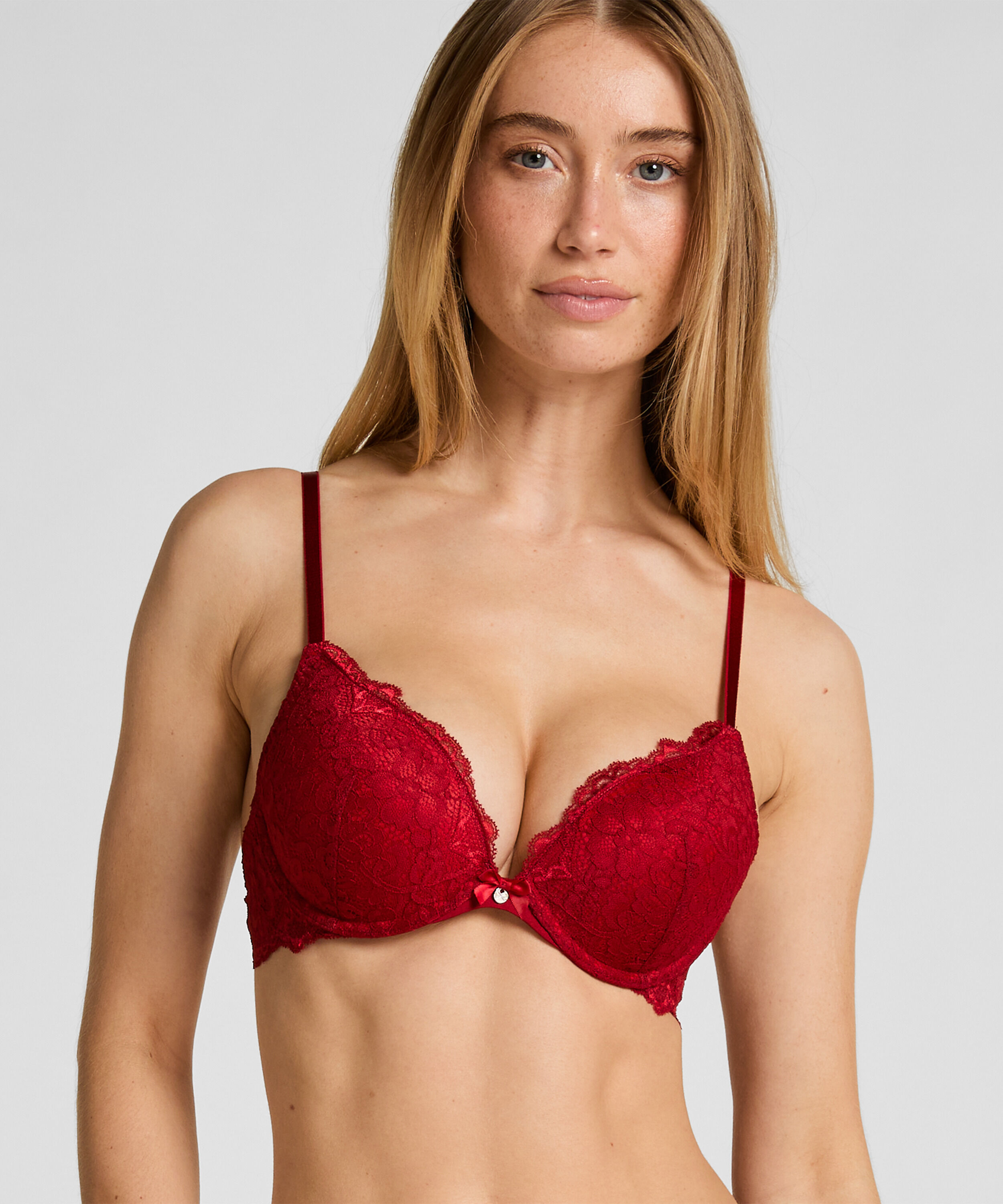 Sujetador push-up de aros preformado Marine, Rojo Sujetador push-up de aros preformado Marine, Rojo
