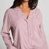 Top de pijama Flanel Essentials, Morado
