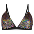 Top de bikini triangular Pride, Negro