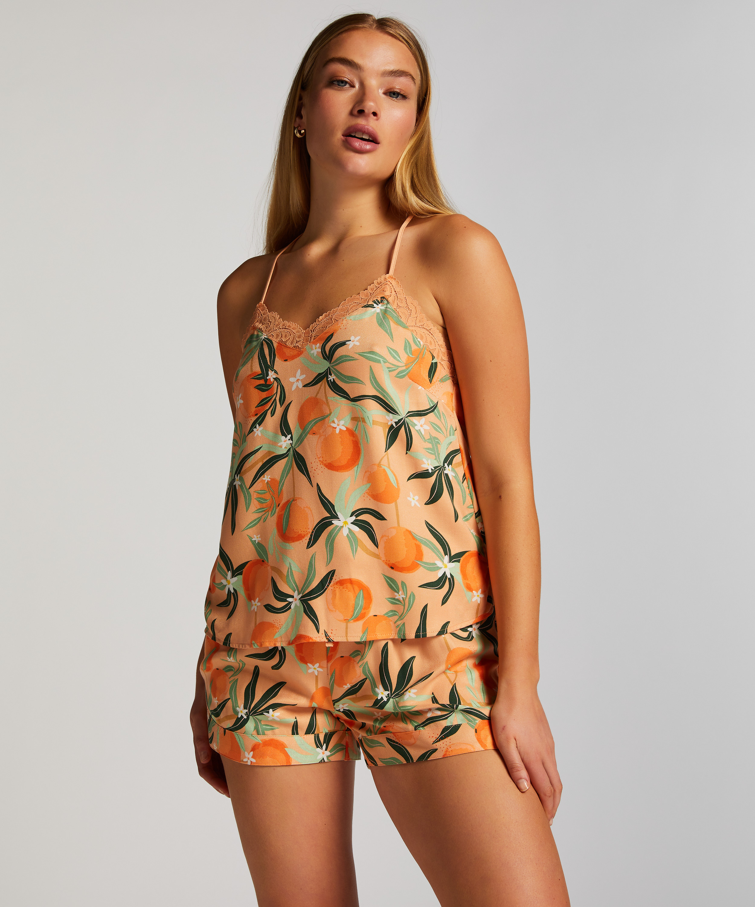 Pantalón corto de pijama, Rosa, main