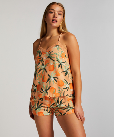 Pantalón corto de pijama, Rosa