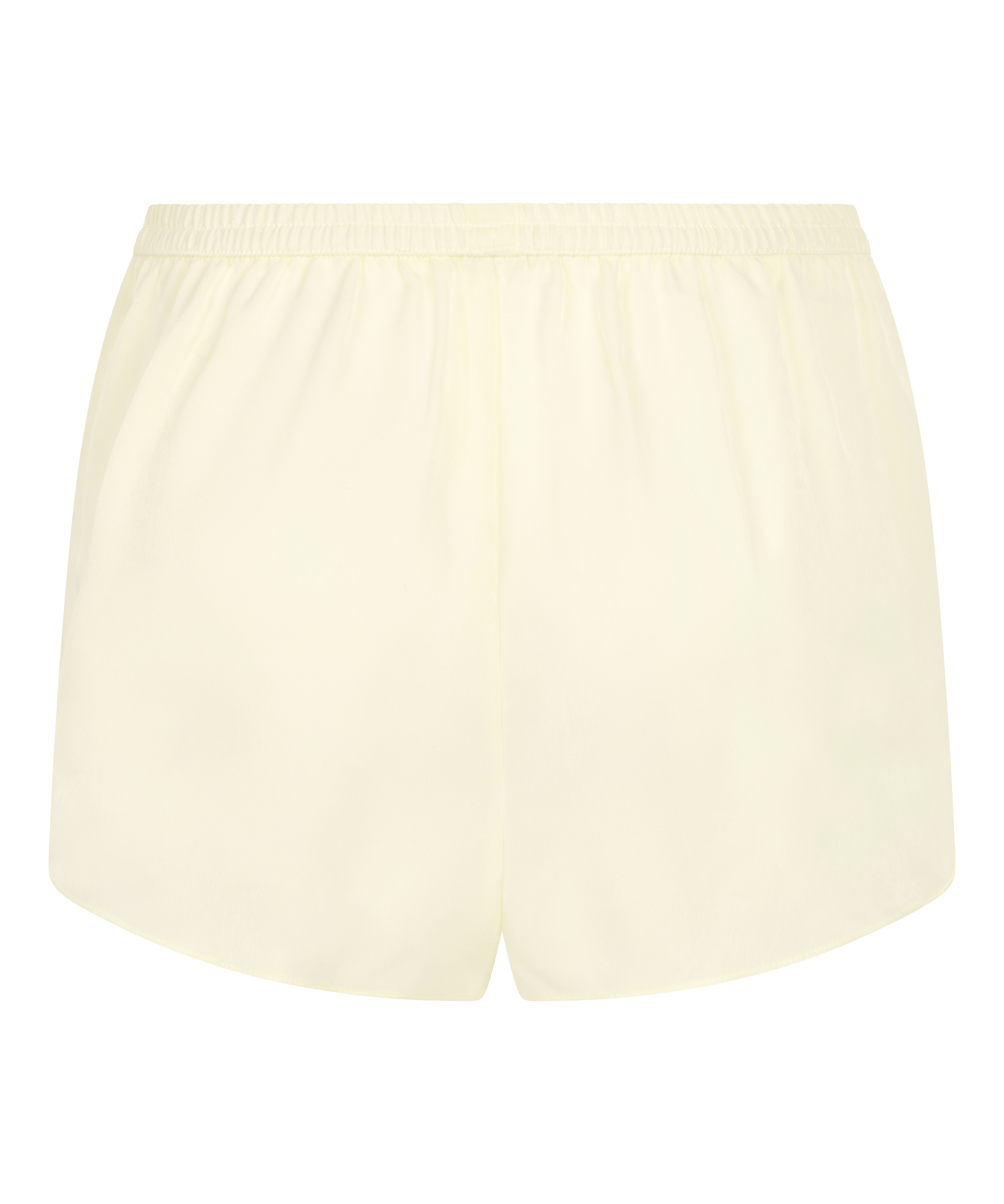 Short de sat&eacute;n Minimal, Amarillo, main