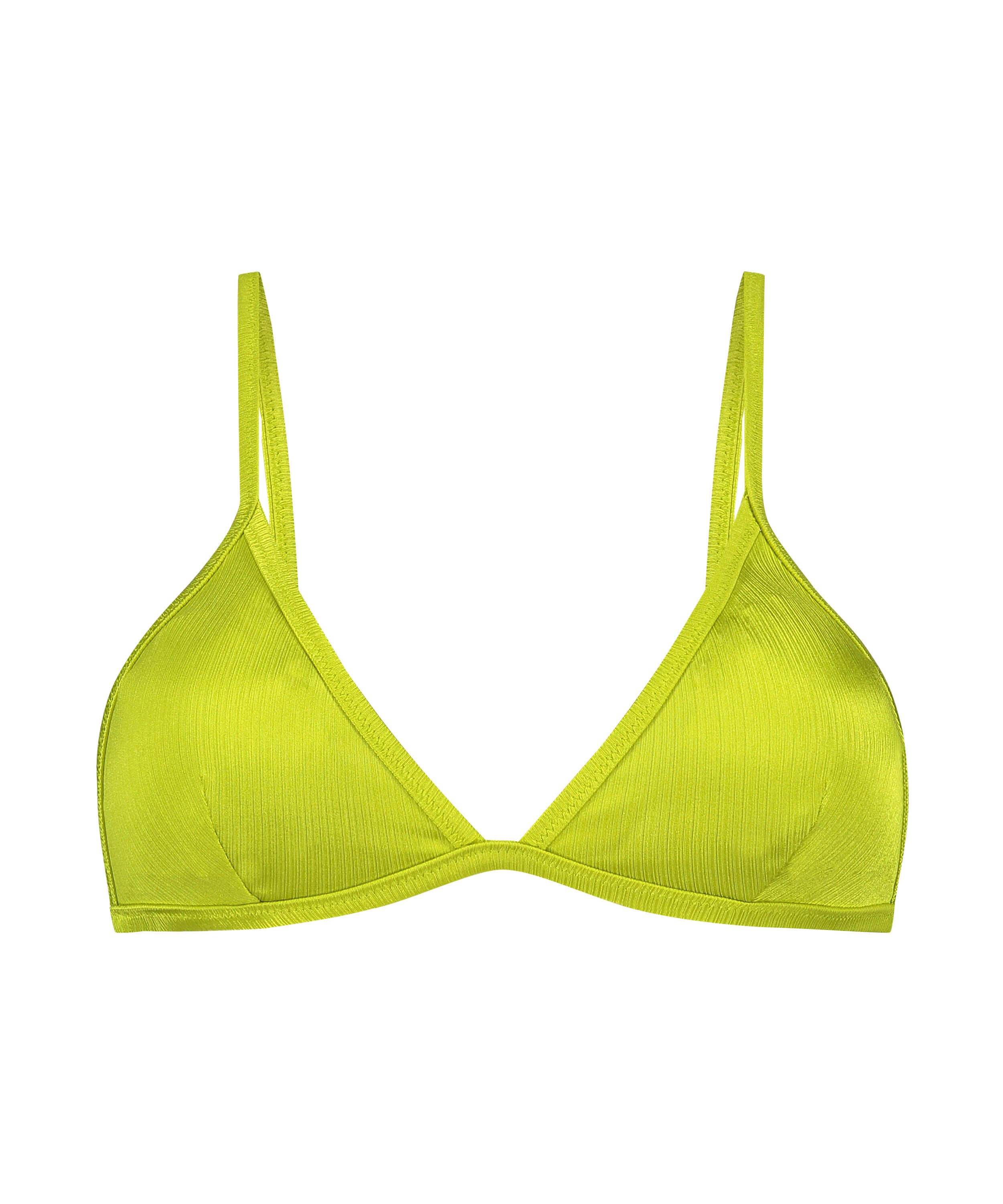 Top de bikini triangular Luna, Verde