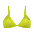 Top de bikini triangular Luna, Verde