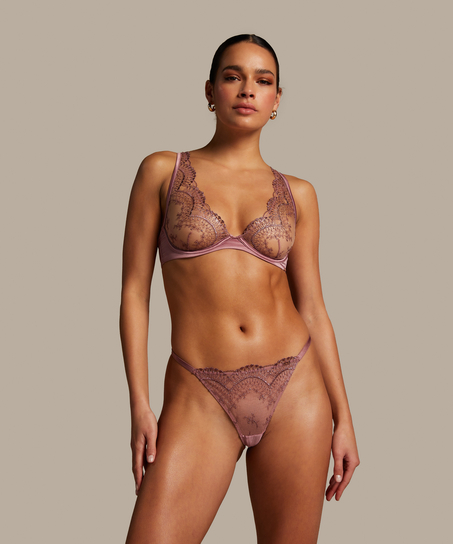 Sujetador de aros no preformado Christine, Rosa