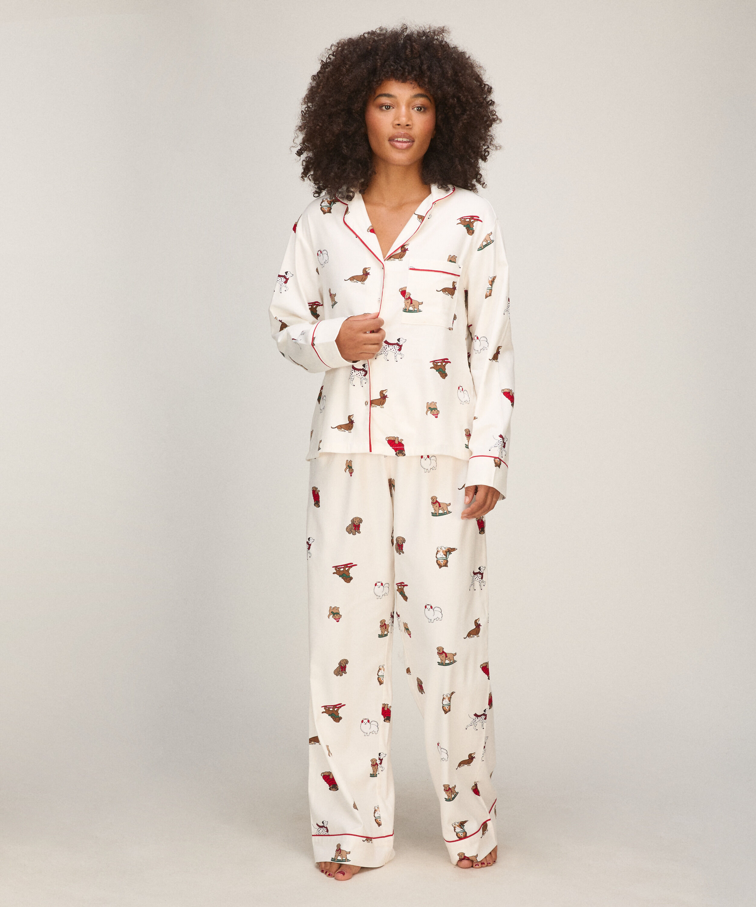 Conjunto de Pijama de Franela