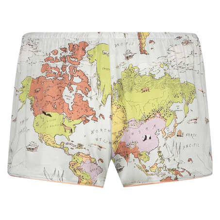 Pantalón corto de pijama, Azul