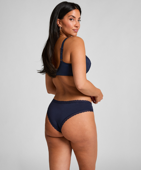 Braguita brasile&ntilde;a de algod&oacute;n Georgia, Azul