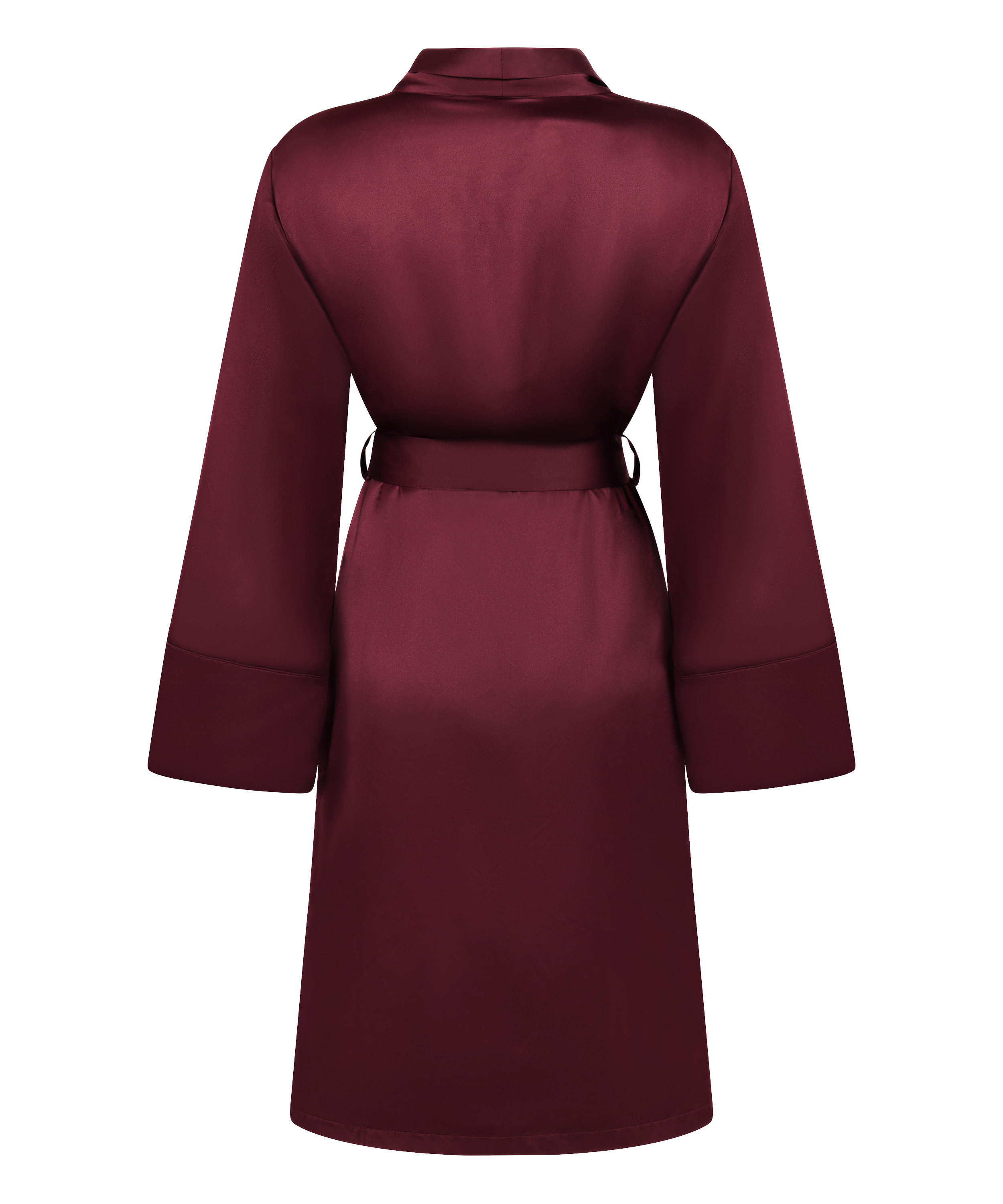 Albornoz de vellón y satén, Rojo, main